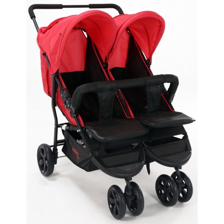 SILLA DE PASEO DOBLE DINAMIC ROJO SILLA DE PASEO DOBLE DINAMIC ROJO