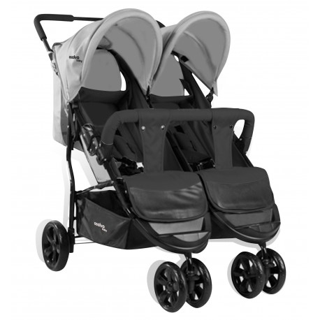 SILLA DE PASEO DOBLE DINAMIC ANTRACITA SILLA DE PASEO DOBLE DINAMIC ANTRACITA