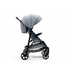 SILLA DE PASEO ASALVO MANCHESTER GRIS JASPEADO-NEGRO