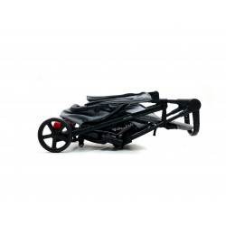 SILLA DE PASEO ASALVO MANCHESTER GRIS JASPEADO-NEGRO